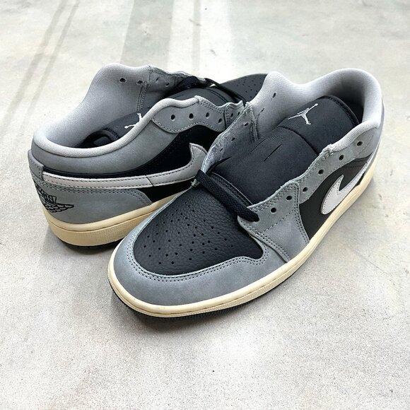 Nike Jordan 1 Low Men's Light Smoke Grey HQ2010 012 - New
